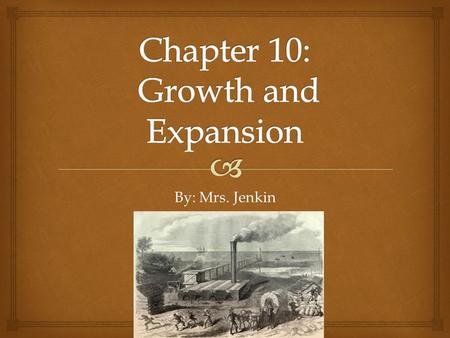 By: Mrs. Jenkin. The rise of industry and trade led to the growth of cities.