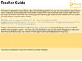 Teacher Guide This lesson is designed to teach kids to ask a critical thinking question that you can’t just put into a search box to solve. To do that,