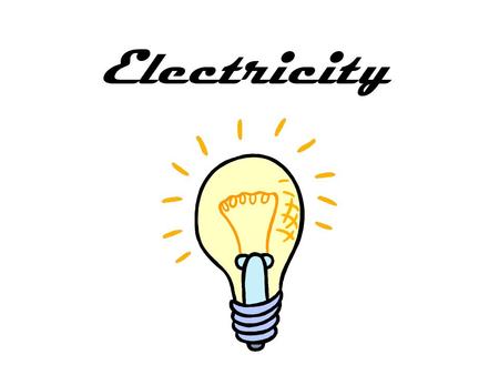 Electricity Everything in the world is made up of atoms. Each atom has smaller parts in it. One of those parts is called electrons. Electrons can move.