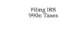 Filing IRS 990n Taxes. Open Your Search Window Type in “Irs.gov”