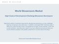 © Copyright 2005 Frost & Sullivan. All Rights Reserved. World Biosensors Market High Costs of Development Challenge Biosensor Developers “Significant upfront.