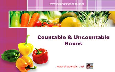 Countable & Uncountable Nouns