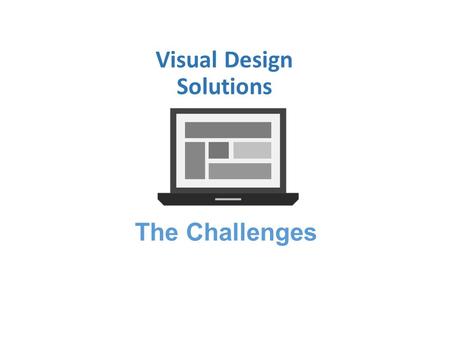 Visual Design Solutions The Challenges. Restaurant Operations: Table Service Online Training for New Servers This module presents training on waiter service.