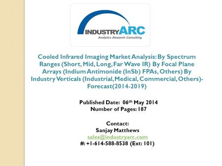 Cooled Infrared Imaging Market Analysis: By Spectrum Ranges (Short, Mid, Long, Far Wave IR) By Focal Plane Arrays (Indium Antimonide (InSb) FPAs, Others)