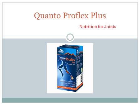 Quanto Proflex Plus Nutrition for Joints