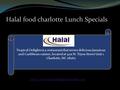 Halal food charlotte Lunch Specials Tropical Delights is a restaurant that serves delicious Jamaican and Caribbean cuisine, located at 9211 N. Tryon Street.