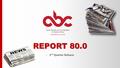 REPORT 80.0 -2 nd Quarter Release. AGENDA 1.Setting the Scene 2.SA Print Dashboard 3.Press Dashboard 4.Magazine Dashboard 5.Conclusion.