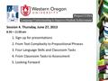 Language Understanding to Improve Student Achievement Project LUISA Session 4. Thursday, June 27, 2013 8:30 – 11:00 am 1. Sign up for presentations 2.