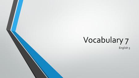 Vocabulary 7 English 3. perjury - noun The act of swearing under oath to the truth of something that one knows to be untrue A defendant in a murder trial.