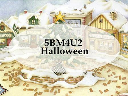 5BM4U2 Halloween. Ask and answer: When’s Halloween? What’s the symbol of Halloween? Who goes ‘trick-or-treating’ at Halloween? How do people dress at.