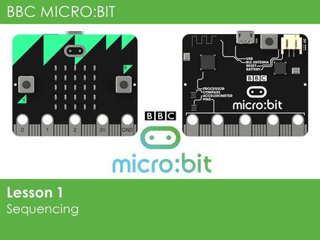 Lesson 1 Sequencing.