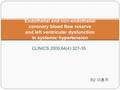 CLINICS 2009;64(4):327-35 Endothelial and non-endothelial coronary blood flow reserve and left ventricular dysfunction in systemic hypertension R2 이홍주.