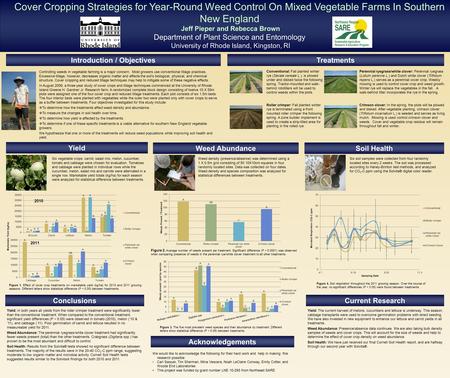 Controlling weeds in vegetable farming is a major concern. Most growers use conventional tillage practices. Excessive tillage, however, decreases organic.