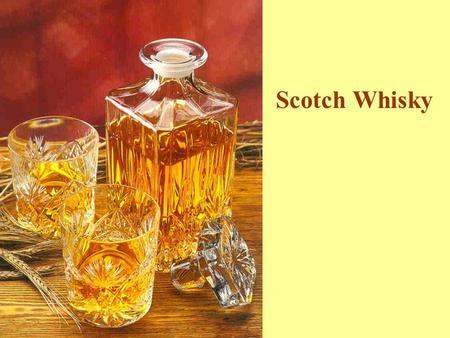 Scotch Whisky. Scotch whisky is not only the most popular spirit upon earth, it is also the most complex. This complexity arises directly from the land.