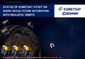 CGMS-43 EUM-WP-12 Presentation1 STATUS OF EUMETSAT STUDY ON RADIO OCCULTATION SATURATION WITH REALISTIC ORBITS.