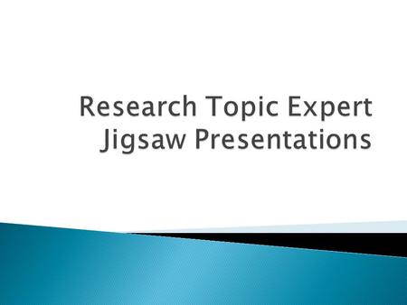  You are going to become experts on your topic!  You will create a handout that will be distributed to the rest of the class  The handout MUST include.