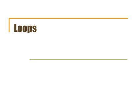 Loops. About the Midterm Exam.. Exam on March 12 Monday (tentatively) Review on March 5.