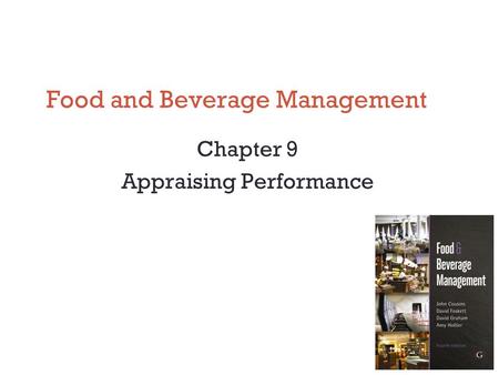 Food and Beverage Management