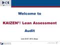 KAIZEN®/ Lean Assessment