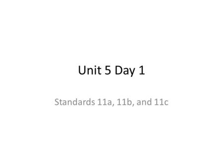 Unit 5 Day 1 Standards 11a, 11b, and 11c. How did railroads impact westward expansion and the growth of other businesses?