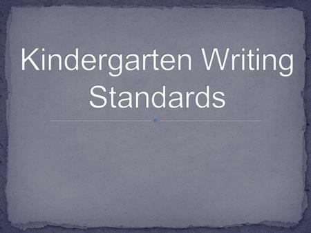 Personal narrative (events or things that happened to me) How To (step by step instructions) Research paper (answering questions about a topic) Poem (rhyming.