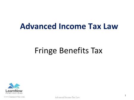 Advanced Income Tax Law