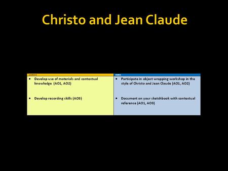  Christo and Jeanne-Claude have created art together as partners for more than 4 decades. They are married and have a son, Cyril, born in.