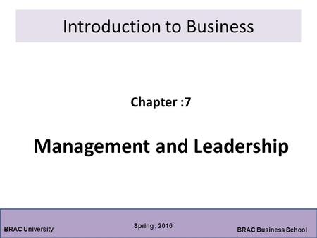 Introduction to Business