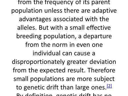 LECTURE 9. Genetic drift In population genetics, genetic drift (or more precisely allelic drift) is the evolutionary process of change in the allele frequencies.