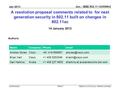 Doc.: IEEE 802.11-12/0099r2 Submission Jan 2013 A resolution proposal comments related to for next generation security in 802.11 built on changes in 802.11ac.