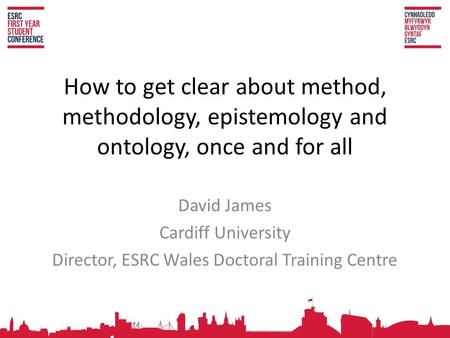 Director, ESRC Wales Doctoral Training Centre