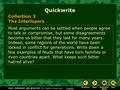 Quickwrite Collection 3 The Interlopers Most arguments can be settled when people agree to talk or compromise, but some disagreements become so bitter.