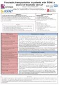 Pancreatic transplantation in patients with T1DM: a source of traumatic stress? Background 200-250 pancreas transplants now performed per annum in the.