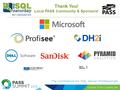 Thank You! Local PASS Community & Sponsors!. Restoring a SQL Server database from Azure Blob Storage (200-level) Randolph