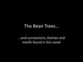 The Bean Trees… …and connections, themes and motifs found in this novel.