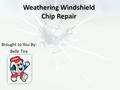 Weathering Windshield Chip Repair Brought to You By: Belle Tire.