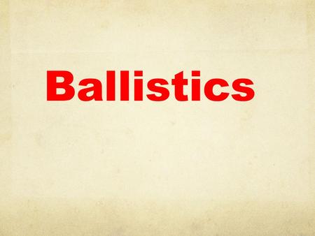 Ballistics. History of Gunpowder and Firearms The Chinese invented gunpowder over a thousand years ago using KNO 3, charcoal and sulfur. Muzzle-loading.