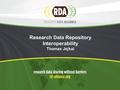 Research Data Repository Interoperability Thomas Jejkal.