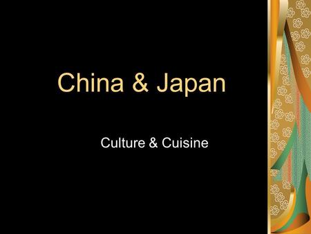 China & Japan Culture & Cuisine. Japanese Staple Foods Rice Japanese rice is a short grain variety. Soybeans Miso – Soybean Paste Tofu – Custard Shoyu.