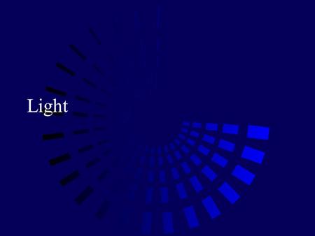 Light. Early Ideas About Light Early Greeks thought light came from eye Newton said it was made of particles Huygens said it was a wave Wave-particle.