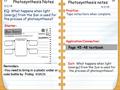 15 9/2/15 16 Photosynthesis notes Photosynthesis Notes Practice: Tape notes here when complete. Reminders: -You need to bring in a plastic water or soda.