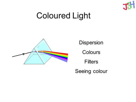 Coloured Light Dispersion Colours Filters Seeing colour.