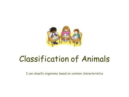 Classification of Animals