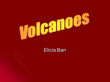 Elicia Barr. Diagram of a Volcano Bulletin Board.