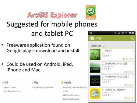 Freeware application found on Google play – download and install Could be used on Android, iPad, iPhone and Mac.