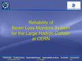 16 December 2005 IntroductionIntroduction System Layout Dependable Design Dependability Analysis Sensitivity ConclusionsSystem LayoutDependable DesignDependability.