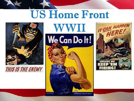 US Home Front WWII. What is a Victory Garden?!?!Victory Garden The radio broadcast is a form of propaganda. What is propaganda? Questions while you are.