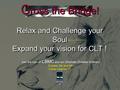 1 C ross the Bridge! Relax and Challenge your Soul Expand your vision for CLT ! Join the men of CBMC and our Charlotte Christian brothers October 5th and.