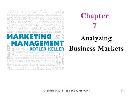 Analyzing Business Markets