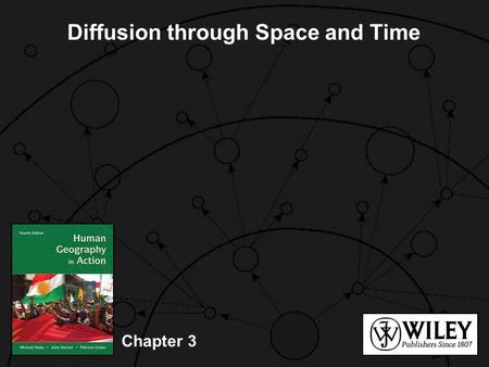 Chapter 3 Diffusion through Space and Time. Spatial Diffusion The spread of some phenomenon (not only diseases, but also cultural traits and innovations)